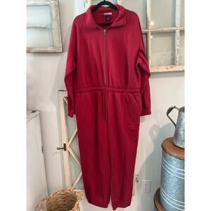 NWT Universal Thread size XXL dark red sweatshirt jumpsuit